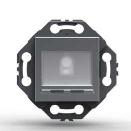NORVIKA Interrupteur à  détection automatique Gris Alu 