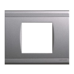 NORVIKA Plaque Simple Gris alu 