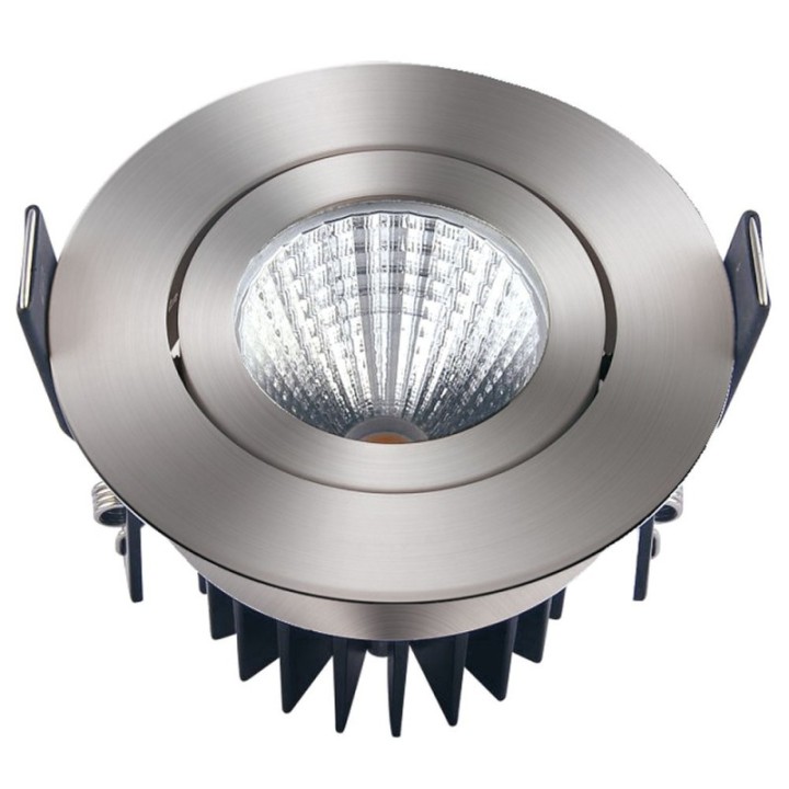 Spot encastrable orientable LED COB 9W alu WOLTZ