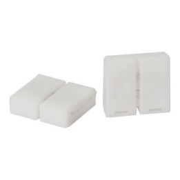 2 connecteurs droits 8mm pour ruban LED