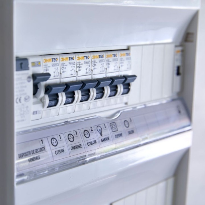 Tableau pré-équipé OHMTEC 1 rangée