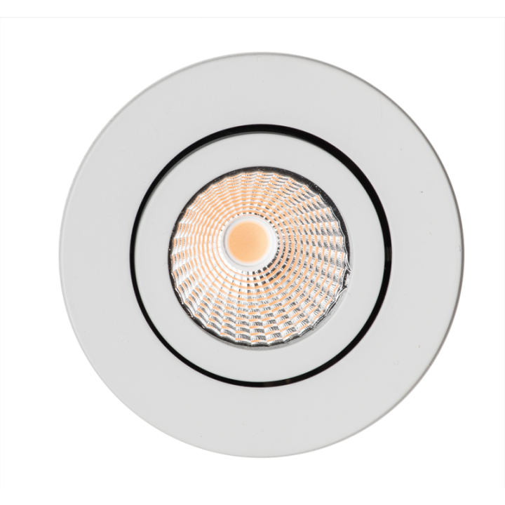 Spot à encastrer LED COB 9W orientable blanc