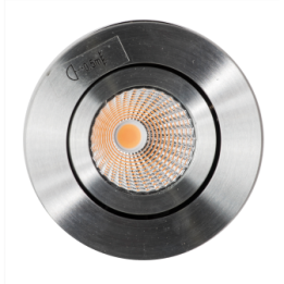 Spot à encastrer LED COB 9W orientable alu