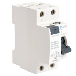 Interrupteur différentiel 1P+N 30mA, 40A type AC