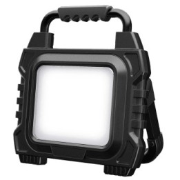 Projecteur chantier 60W - câble 3m + 2x2P+T + prise USB