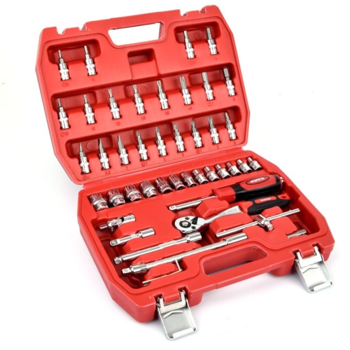 Coffret à douilles 47pcs Cr-V