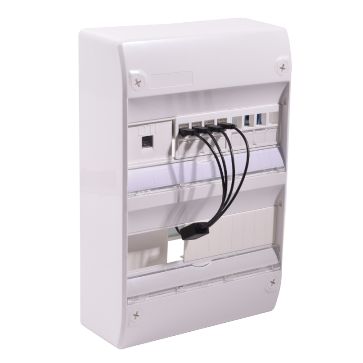 Coffret de communication grade 2 TV et fibre optique