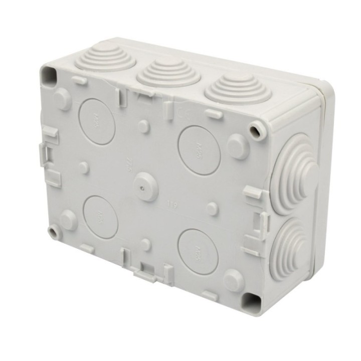 Boîte de Dérivation 10 Entrées 153x110x65mm IP55  NALTO SIRIUS 54