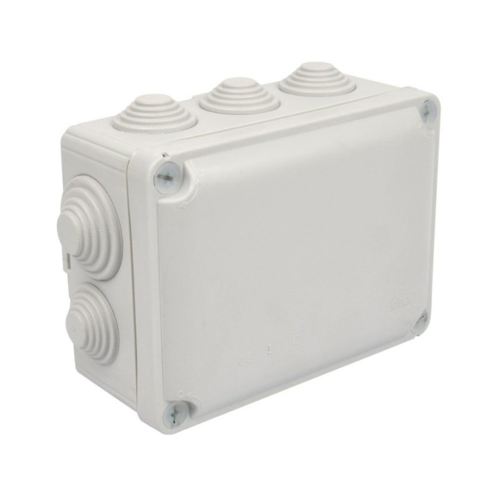 Boîte de Dérivation 10 Entrées 153x110x65mm IP55  NALTO SIRIUS 54