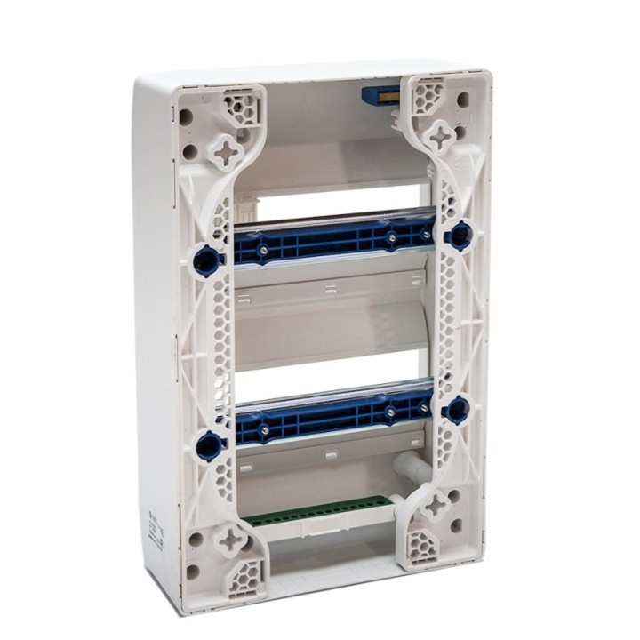 Tableau électrique vide 2 rangées 26 modules rail amovible NF NALTO
