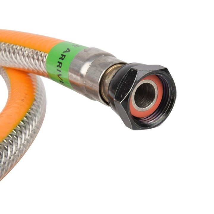 Tuyau Flexible Inox 1.5m Pour Barbecue Gaz