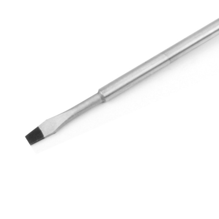 Tournevis Plat Lame Traversante Electricien Non Isolé Long 3.5x200mm KARX