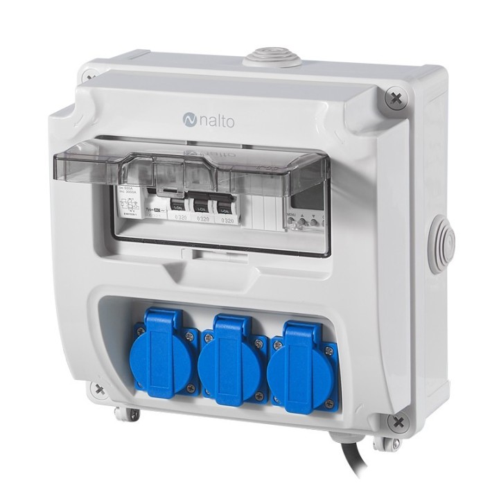 Coffret Electrique Piscine Hors Sol Filtration  - Horloge Électronique - 3 prises - NALTO