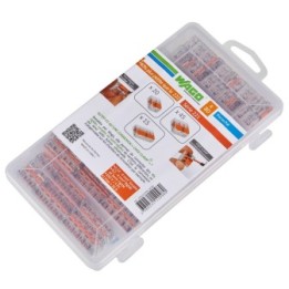 Coffret 80 Wago 221 - 20x2 Entrées - 45x3 Entrées - 15x5 Entrées