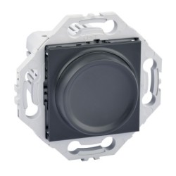 Variateur Rotatif Universel Compatible LED Anthracite NOANE
