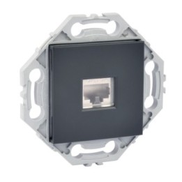 Prise RJ45 Murale Cat. 6 Simple Anthracite NOANE
