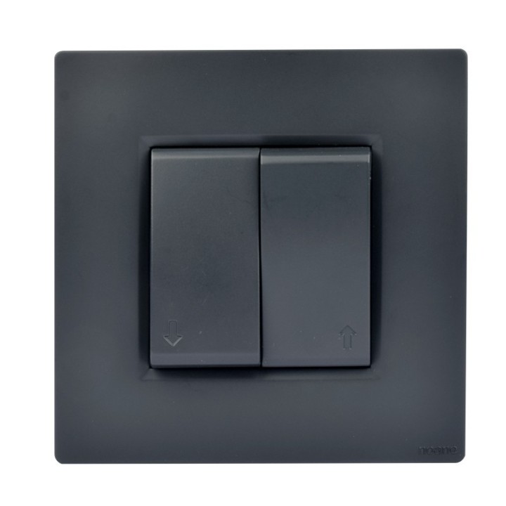 Interrupteur Volet Roulant 10A Anthracite NOANE