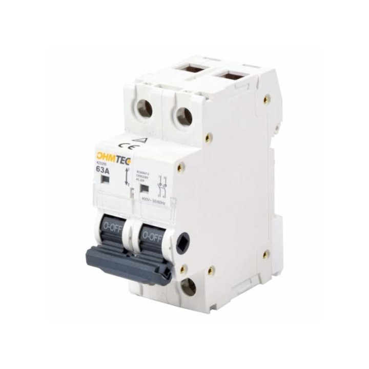 Interrupteur sectionneur 2 pôles 63A 400V