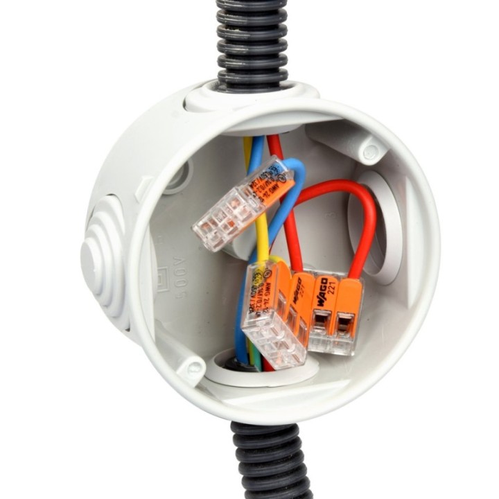 Boîte Etanche Ronde 4 Entrées 70x35mm IP55 NALTO SIRIUS 54