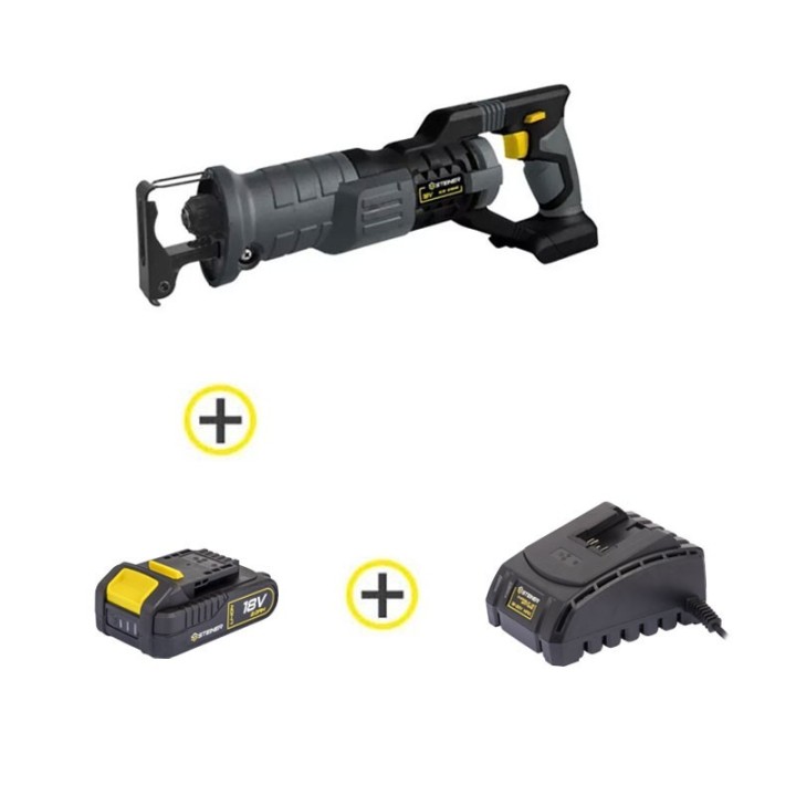 Pack Scie Sabre sans fil 18V Li-ion STEINER + Batterie + Chargeur