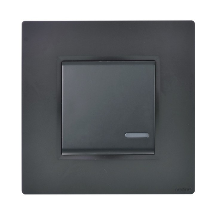 Poussoir à Témoin + Support Anthracite NOANE