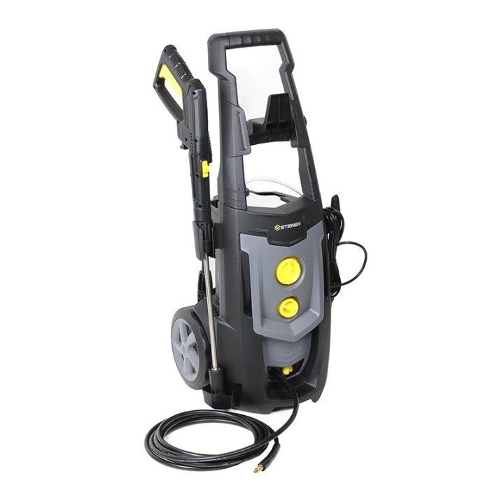 Nettoyeur haute pression électrique 2000W 160 Bar + lance turbo + lance à jet réglable STEINER