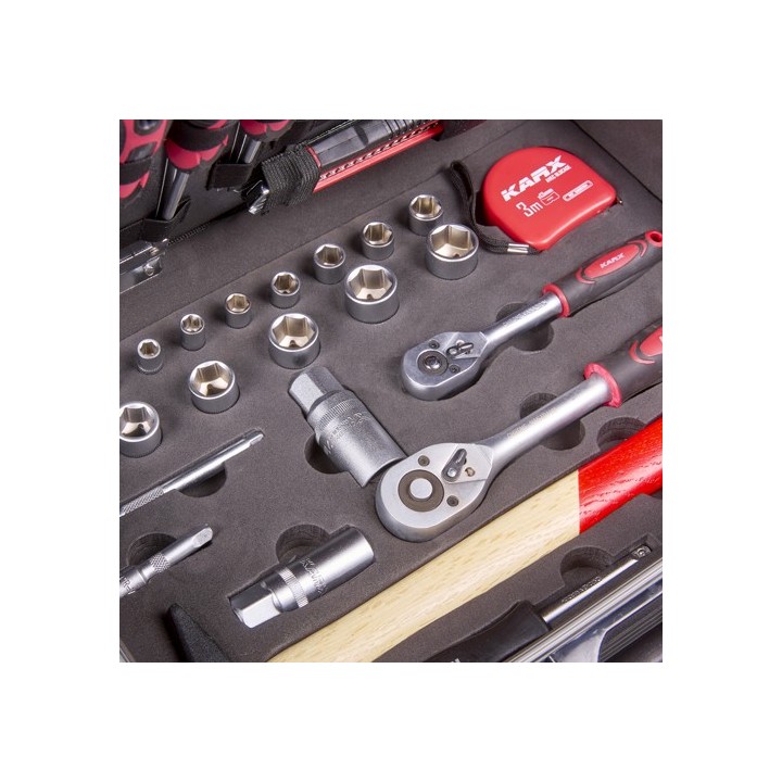 Mallette à outils alu 110 pièces