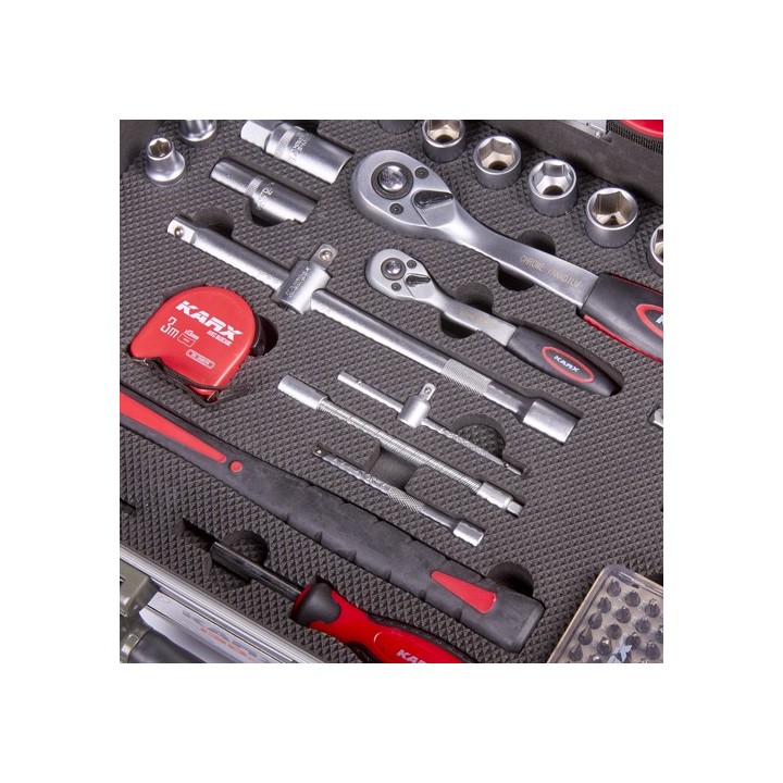 Mallette à outils alu 110 pièces