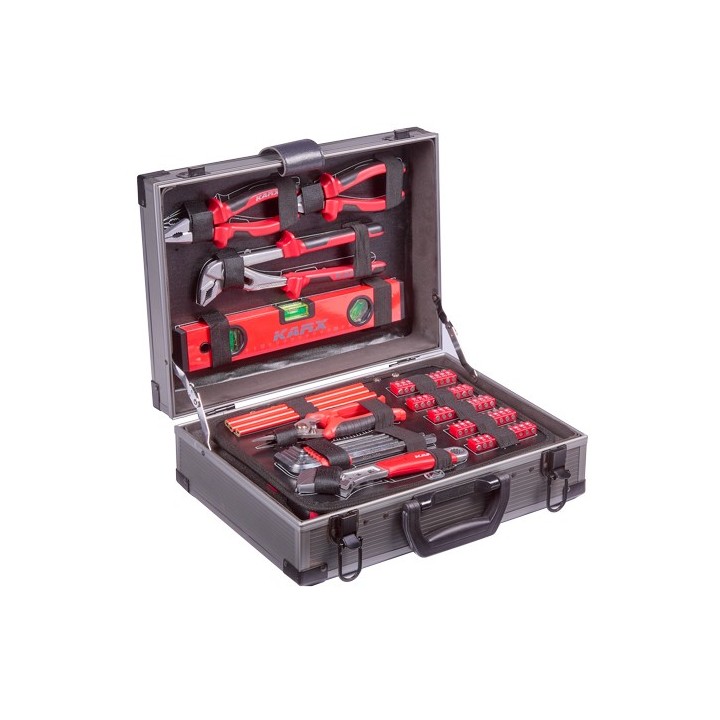 Mallette à outils alu 110 pièces