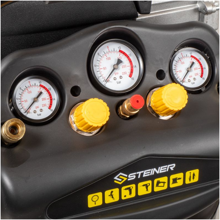 Compresseur Vertical 75L 2.5CV + Kit Pneumatique 8 pièces