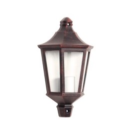 Demi Applique Extérieure 60W E27 Fonte Rouille LOAN