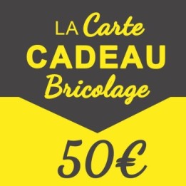 La Carte Cadeau Bricolage 50€