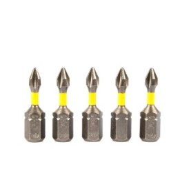 Jeu de 5 Embouts Cruciforme Impact Torsion PH1 25mm KORMAN TX