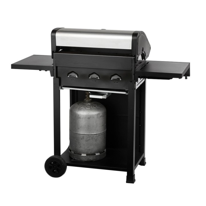 Barbecue Gaz ROSTER 3 Brûleurs Plancha Intégrale