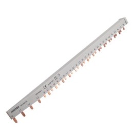 Peigne d'équilibrage pour un interrupteur différentiel 4 poles et disjoncteurs monophasés 4.5kA à vis - 18 modules 