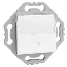 Sonnette de Porte Bouton Poussoir Blanc NOANE