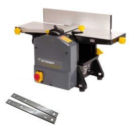 Pack Raboteuse Dégauchisseuse 1250W 204mm + Jeu de 2 fers STEINER