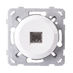 Prise Rj45 Cat6 Blanc EPURE