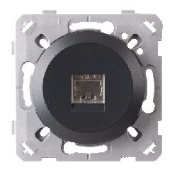 Prise Rj45 Cat6 Anthracite EPURE