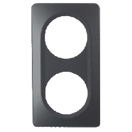 Plaque Double Anthracite Mat EPURE