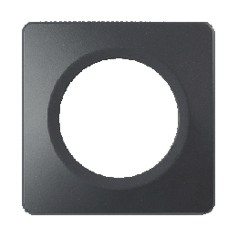 Plaque Simple Anthracite Mat EPURE