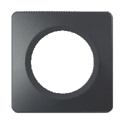 Plaque Simple Anthracite Mat EPURE