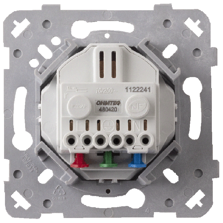 Prise 2P+T Auto Blanc EPURE