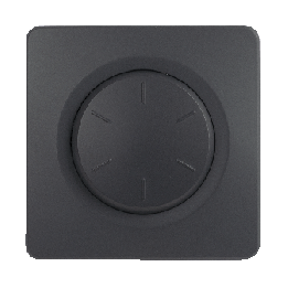 OHMTEC Epure Variateur Compatible Led Anthracite 