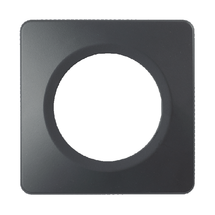 Plaque Simple Anthracite Mat EPURE