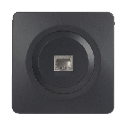 OHMTEC Epure Prise Rj45 Cat6 Anthracite 