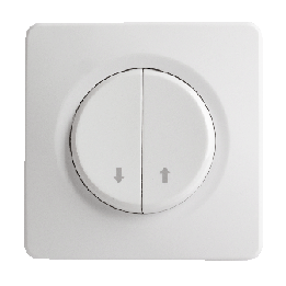 OHMTEC Epure Commande volet roulant blanc complet