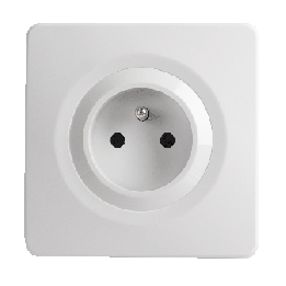OHMTEC Epure Prise 2P+T auto blanc complet