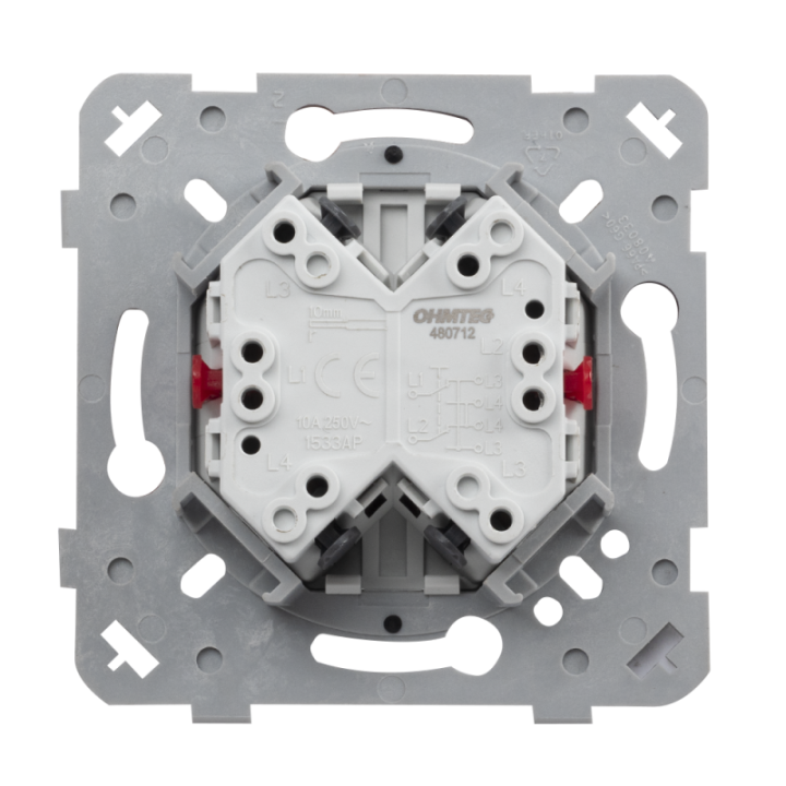 OHMTEC Epure Commutateur Blanc 