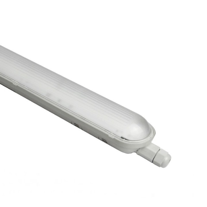 Réglette LED Etanche Câblage Traversant 120cm 40W 4000K IP65 WOLTZ